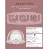 imageMomcozy HandsFree Breast Pump S12 Pro Wearable ampamp Portable Pump with Soft DoubleFit Flange 3 Modes  9 Levels Double Electric Pump Smart Display 24mm 2 Pack Cozy WhiteCozy Pink