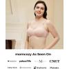 imageMomcozy HandsFree Pumping Bra Wireless ampamp Seamless Breast Pump Bra Breathable Tencel Fabric ampamp Fully Fixed CupsOyster Pink