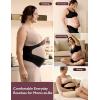 imageMomcozy Maternity Belly Support Band  Adjustable Pregnancy Belly Band for Back ampamp Pelvic Relief Gentle Bump Lift Breathable ampamp LatexFree