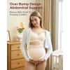 imageMomcozy Maternity High Waist Underwear Hip Sizes 41 to 45 in and Under the Bump Maternity Underwear One Size