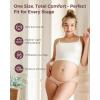 imageMomcozy Maternity High Waist Underwear Hip Sizes 41 to 45 in and Under the Bump Maternity Underwear One Size