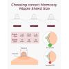 imageMomcozy Nipple Shield Floral Contact Nipple Shield for Breastfeeding Moms with Flat or Inverted Nipples Made Without BPABPS 24mm 1 Pair2 Pairs