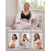 imageMomcozy Nursing Bras for Breastfeeding YN21 Seamless Ultra Comfort Maternity Bra Natural Shape Pregnancy Sleep Bralette2 Packblack beige