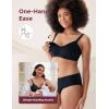 imageMomcozy Nursing Bras for Breastfeeding YN21 Seamless Ultra Comfort Maternity Bra Natural Shape Pregnancy Sleep Bralette2 Packblack beige