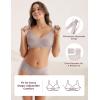 imageMomcozy Nursing Bras for Breastfeeding YN21 Seamless Ultra Comfort Maternity Bra Natural Shape Pregnancy Sleep Bralette2 Packblack brown
