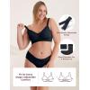 imageMomcozy Nursing Bras for Breastfeeding YN21 Seamless Ultra Comfort Maternity Bra Natural Shape Pregnancy Sleep BraletteBlack