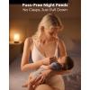 imageMomcozy Nursing Bras for Breastfeeding and Sleep Seamless Soft ampamp Stretchy Maternity Bra V Neck Wireless Pregnancy BraletteDawn Pink