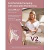 imageMomcozy Original V1 ProV2 Pro Breast Pump Replacement AccessoriesDoubleSealed Flange 24mm Only for Momcozy V1 ProV2 Pro1PCCozy Red