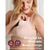 imageMomcozy Pumping and Nursing Bra for Breastfeeding 3in1 Maternity Bra CozyFitClasp for Wearable Breast Pump M5 S12 ProOyster Pink