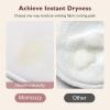 imageMomcozy Reusable Nursing Pads Innovative Use of One Way MoistureWicking Fabric ampamp 4  Layer Washable Breast Pads Super Absorbent and Large Capacity 6 Pack  Wet and Dry Separation Bag  Wash BagThick