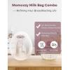 imageMomcozy Screwon Breastmilk Storage Bags 48 Ct Holds 5 oz Disposable ampamp BPA Free Original Replacement Accessories Only for Momcozy DirecttoBag Breast Milk Bag ComboMilk Bag Combo