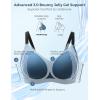 imageMomcozy Seamless Bra for Women 30 Jelly Strip Lifting Wireless Bra with Breathable PerforationsNordic Blue