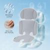 imageMomcozy Stroller Cooling Pad  Universal Soft Cooler Pad Breathable ampamp Adjustable Car Seat Liner  Detachable 2Piece Cooling Cushion  Fits Strollers Car Seat High Chair Bassinet SwingGrey