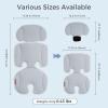 imageMomcozy Stroller Cooling Pad  Universal Soft Cooler Pad Breathable ampamp Adjustable Car Seat Liner  Detachable 2Piece Cooling Cushion  Fits Strollers Car Seat High Chair Bassinet SwingGrey