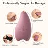 imageMomcozy Warming Lactation Massager 2in1 Soft Breast Massager for Breastfeeding Heat  Vibration Adjustable for Clogged Ducts Improve Milk Flow EngorgementRed