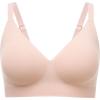 imageMomcozy CoolFit TShirt Jelly Bra for Women Comfortable Wireless Everyday Bras with SemiFixed PadsOyster Pink