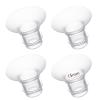 imageMomcozy HandsFree Breast Pump S12 Pro Wearable ampamp Portable Pump with Soft DoubleFit Flange 3 Modes  9 Levels Double Electric Pump Smart Display 24mm 2 Pack Cozy WhiteTransparent