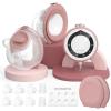 imageMomcozy Original V1 ProV2 Pro Breast Pump Replacement AccessoriesDoubleSealed Flange 24mm Only for Momcozy V1 ProV2 Pro1PCCozy Red