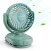 imageMomcozy Portable Fan with Clip  4Speed MiniFan for Carrier  Personal Fans Ultra Lighter 026lb  Gaps 45mm  Handheld Cooling  Rechargeable Rotate for Diaper BackpackStrollerCarrierChairDeep Green