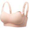 imageMomcozy Pumping and Nursing Bra for Breastfeeding 3in1 Maternity Bra CozyFitClasp for Wearable Breast Pump M5 S12 ProOyster Pink