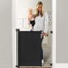 imageMomcozy Retractable Baby Gate 33quot Tall Extends up to 55quot Wide Child Safety Baby Gates for Stairs Doorways Hallways Indoor OutdoorBlack