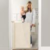 imageMomcozy Retractable Baby Gate 33quot Tall Extends up to 55quot Wide Child Safety Baby Gates for Stairs Doorways Hallways Indoor OutdoorCream