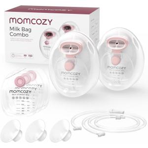 imageMomcozy Screwon Breastmilk Storage Bags 48 Ct Holds 5 oz Disposable ampamp BPA Free Original Replacement Accessories Only for Momcozy DirecttoBag Breast Milk Bag ComboMilk Bag Combo