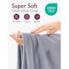 imageMomcozy F Shaped Pregnancy Pillow Cover 53inch Large Pregnancy Body Pillowcase Removable with Adjustable Wedge Pillow Soft ampamp Machine Washable Replacement Cover Velvet GreyGrey