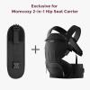 imageMomcozy Hip Carrier Belt Extender  Compatible with Momcozy Move2Fit Hip Carrier Extends Waist Band up to 59 for Plus Size Parents Adjustable Fit Soft ampamp Breathable AirmeshGreyBlack