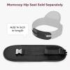 imageMomcozy Hip Carrier Belt Extender  Compatible with Momcozy Move2Fit Hip Carrier Extends Waist Band up to 59 for Plus Size Parents Adjustable Fit Soft ampamp Breathable AirmeshGreyBlack