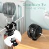 imageMomcozy Universal Stroller Organizer with Insulated Cup Holder Portable Stroller Fan 27H Ultralong Battery Life Detachable 4 Speed 360Rotate LED Night Light with 2 Modes