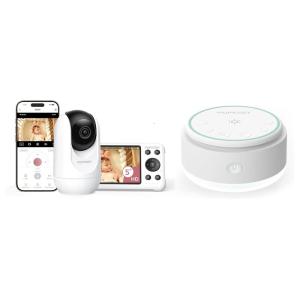 imageMomcozy Sound Machine for Baby ampamp Momcozy Smart WiFi Baby Monitor with Camera and Audio