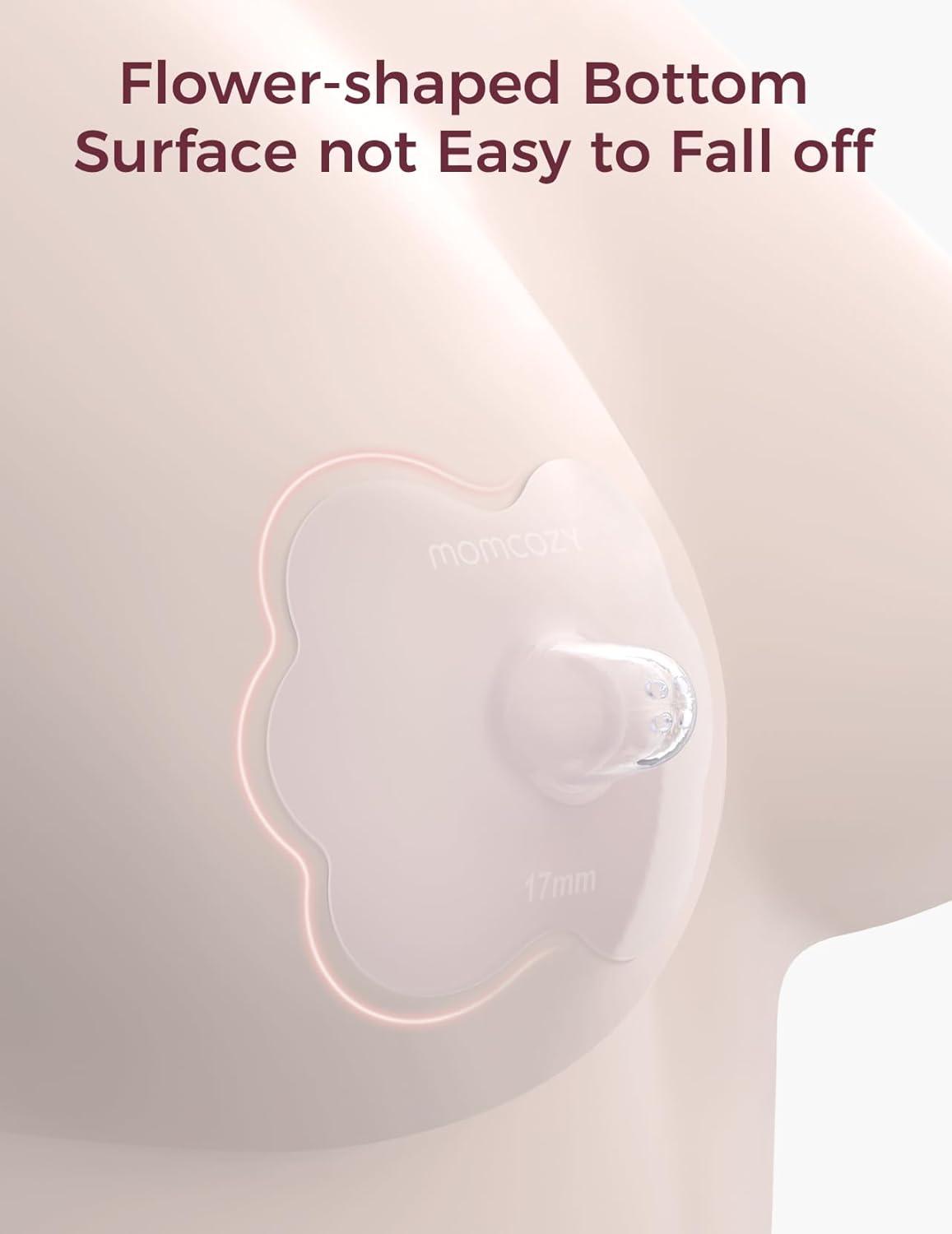 imageMomcozy Silicone Nipple Shields for Breastfeeding Flower Shape Petal Design Ultra Thin ampamp Soft for Flat or Inverted Nipples Flexible Nursing Shield BPABPS Free 1 Pair 17mm2 Pairs