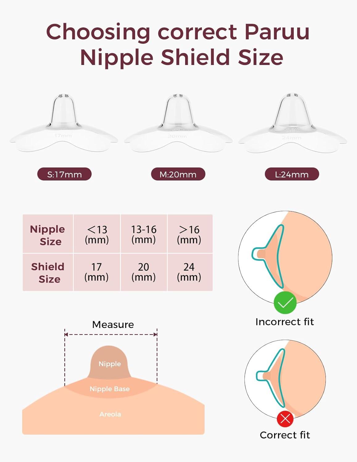 imageMomcozy Silicone Nipple Shields for Breastfeeding Flower Shape Petal Design Ultra Thin ampamp Soft for Flat or Inverted Nipples Flexible Nursing Shield BPABPS Free 1 Pair 17mm2 Pairs