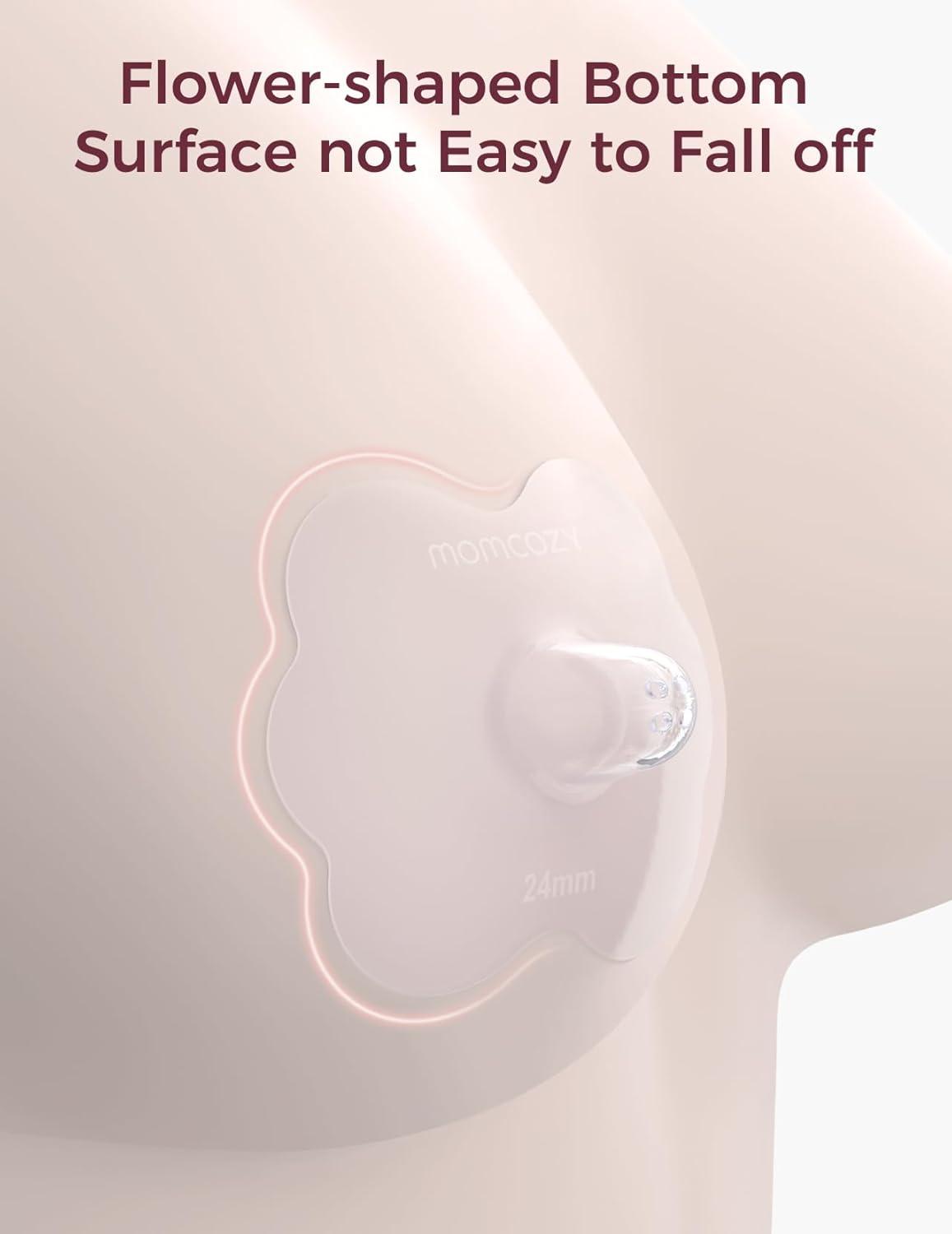 imageMomcozy Silicone Nipple Shields for Breastfeeding Flower Shape Petal Design Ultra Thin ampamp Soft for Flat or Inverted Nipples Flexible Nursing Shield BPABPS Free 1 Pair 17mm2 Pairs