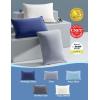 imageMomcozy Life Coolmurm Cooling Pillow Cases for Hot Sleepers 2 Stretchy Cooling Pillowcases Lightweight Breathable Cooling Pillow Cover Zipper Pillow Protector Midnight Blue for Queen PillowCooling Midnight Blue