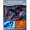 imageMomcozy Life Coolmurm Cooling Pillow Cases for Hot Sleepers 2 Stretchy Cooling Pillowcases Lightweight Breathable Cooling Pillow Cover Zipper Pillow Protector Midnight Blue for Queen PillowCooling Grey