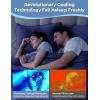 imageMomcozy Life Coolmurm Cooling Pillow Cases for Hot Sleepers 2 Stretchy Cooling Pillowcases Lightweight Breathable Cooling Pillow Cover Zipper Pillow Protector Midnight Blue for Queen PillowCooling Midnight Blue