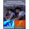 imageMomcozy Life Coolmurm Cooling Pillow Cases for Hot Sleepers 2 Stretchy Cooling Pillowcases Lightweight Breathable Cooling Pillow Cover Zipper Pillow Protector Midnight Blue for Queen PillowCooling Smoky Grey