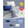 imageMomcozy Life Coolmurm Cooling Pillow Cases for Hot Sleepers 2 Stretchy Cooling Pillowcases Lightweight Breathable Cooling Pillow Cover Zipper Pillow Protector Midnight Blue for Queen PillowCooling Grey