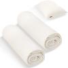 imageMomcozy Life Coolmurm Cooling Pillow Cases for Hot Sleepers 2 Stretchy Cooling Pillowcases Lightweight Breathable Cooling Pillow Cover Zipper Pillow Protector Ivory White for Standard Pillow