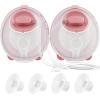 imageMomcozy Original V1 ProV2 Pro Breast Pump Replacement AccessoriesDoubleSealed Flange 24mm Only for Momcozy V1 ProV2 Pro1PCTransparent
