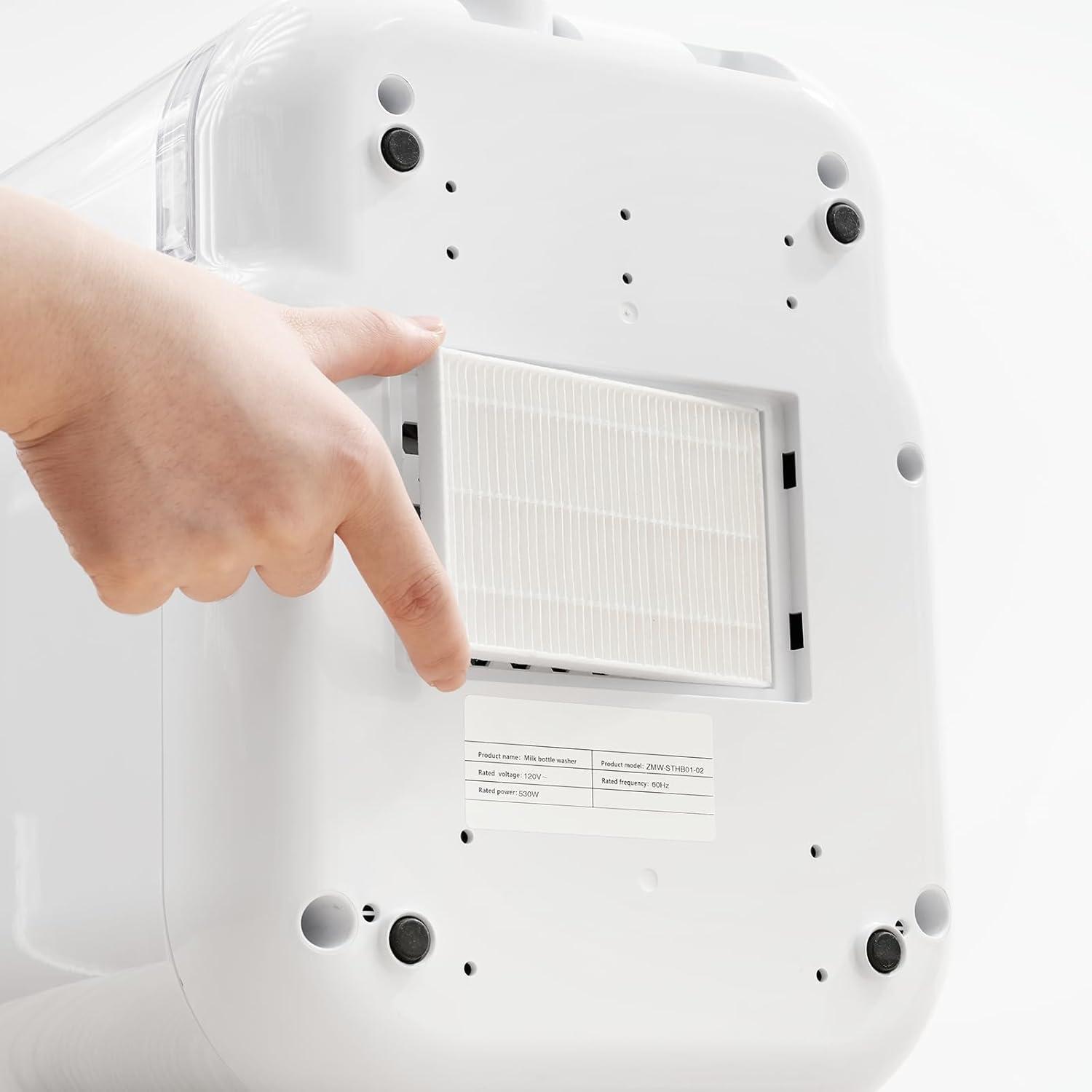 imageMomcozy KleanPal Pro Air Filter Replacement  9997 Effective Filtration for Baby Bottle Washer  Safe ampamp Easy Install  Premium Quality Filter for Cleaner Baby Bottles 2Pack