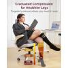 imageMomcozy Compression Socks for Women Wide Calf 1520mmHg Knee High Support Socks for Pregnancy Nurses Travel FlyingBlackBlack
