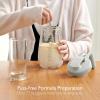 imageMomcozy Glass Breast Milk Pitcher Formula Breastmilk Storage Container Heat ampamp Cold Resistant No Leak Pitcher for Breastmilk with Wide Mouth Fast Baby Formula Maker 48OZ 1 CountGray