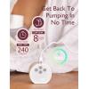 imageMomcozy HandsFree Breast Pump S12 Pro Wearable ampamp Portable Pump with Soft DoubleFit Flange 3 Modes  9 Levels Double Electric Pump Smart Display 24mm 2 Pack Cozy WhiteCozy White
