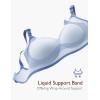 imageMomcozy Nursing Bras for Breastfeeding Comfort V Neck Maternity Bra Color Party Seamless Maternity Bras for Pregnancy