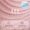 imageMomcozy UltraLight Nursing Cover for Breastfeeding Soft Breathable Tencel Lyocell Fabric MultiUse Feeding Shawl Newborn Essentials Must HavesLight GrayPink Lite
