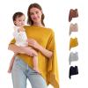 imageMomcozy Nursing Cover for Breastfeeding Breathable Privacy Poncho MultiUse Nursing Shawl Portable Breast Feeding Covers