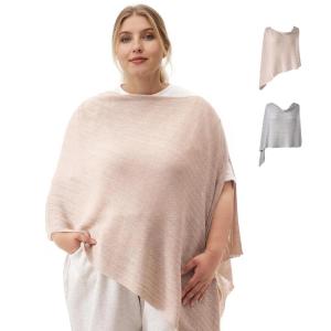 imageMomcozy UltraLight Nursing Cover for Breastfeeding Soft Breathable Tencel Lyocell Fabric MultiUse Feeding Shawl Newborn Essentials Must HavesLight GrayShallow Brown Lite